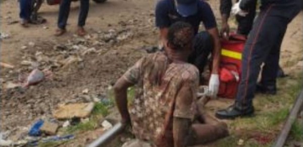 Côte d Ivoire Un individu percuté par un train le miraculé a été