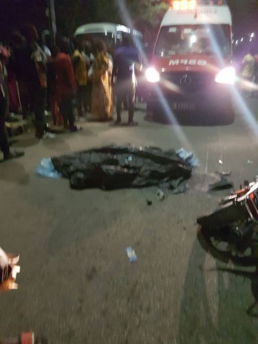 Côte d Ivoire Abobo deux individus à moto trouvent la mort après une