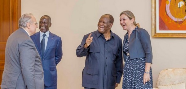 Côte d Ivoire La présidente de l Assemblée nationale française s