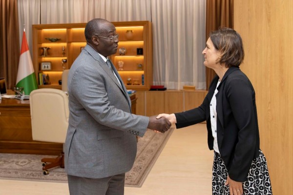 Côte d Ivoire Le Vice Président de la République Tiémoko Meyliet Koné