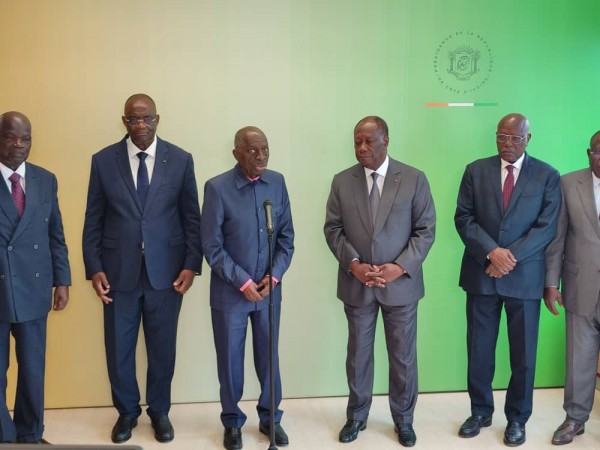 Côte d Ivoire Président par intérim du PDCI RDA le Pr Philippe