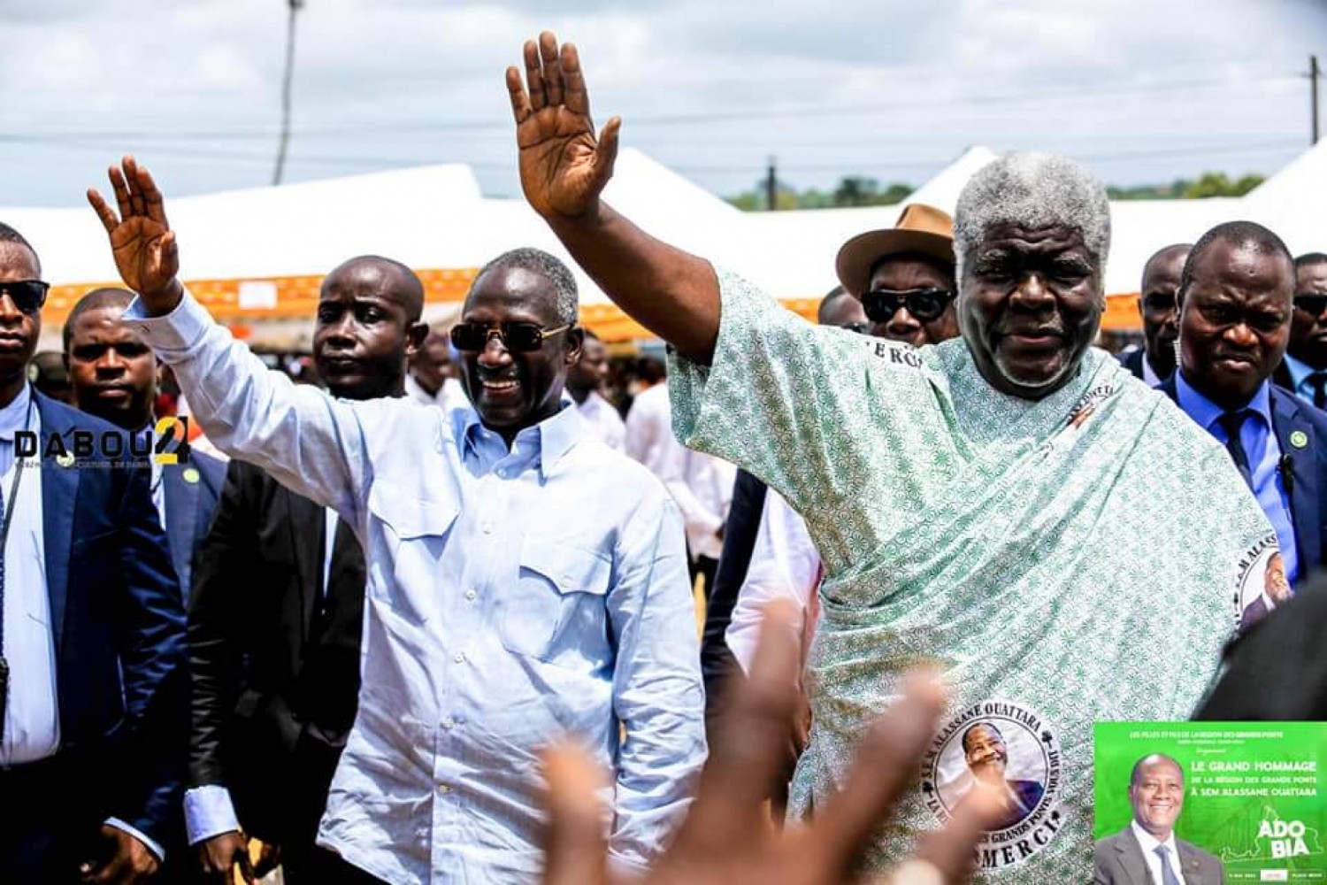 Côte d'Ivoire : Les Grands ponts rendent hommage à Ouattara, depuis Dabou, Bictogo vante le bilan du chef de l'État et lance un appel