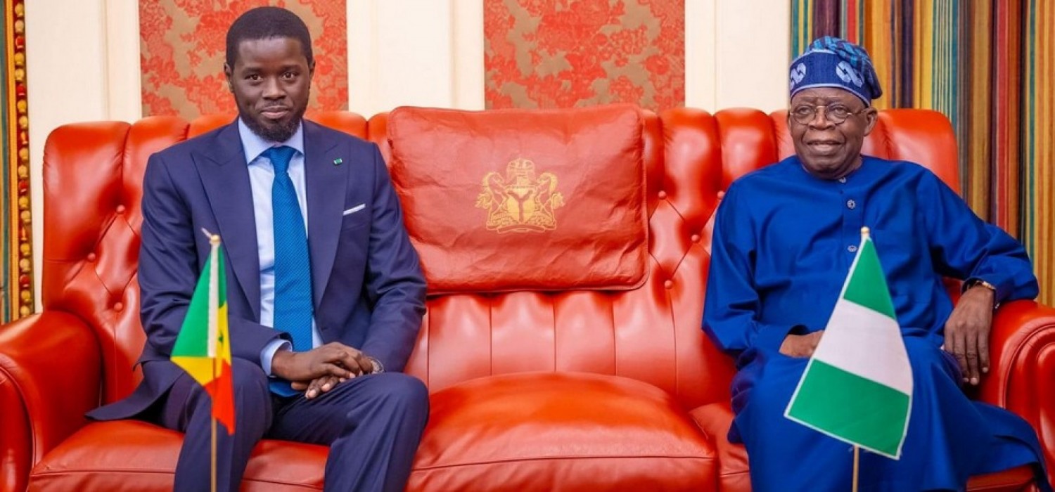 Nigeria-Sénégal :  Tinubu auréole Diomaye Faye et le missionne auprès des « autres frères » en retrait de la CEDEAO