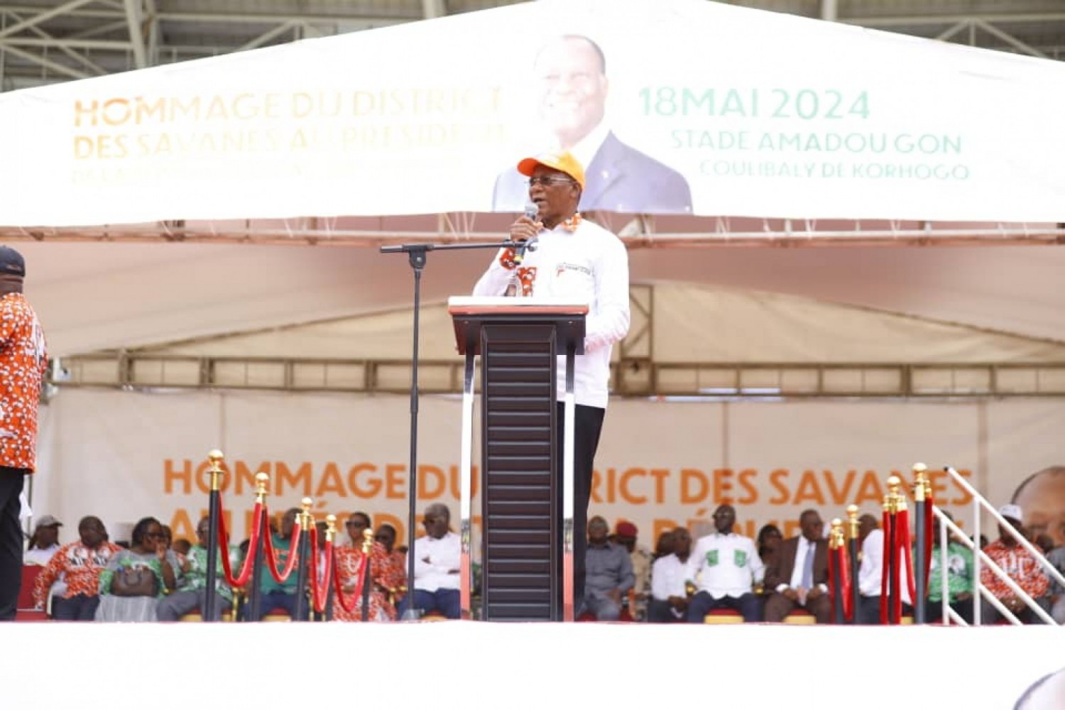 Côte d'Ivoire : Candidature Ouattara en 2025, depuis Korhogo, Bruno Koné «ce que souhaitent nos populations, c'est que ce qui a commencé se poursuive encore pendant des décennies»