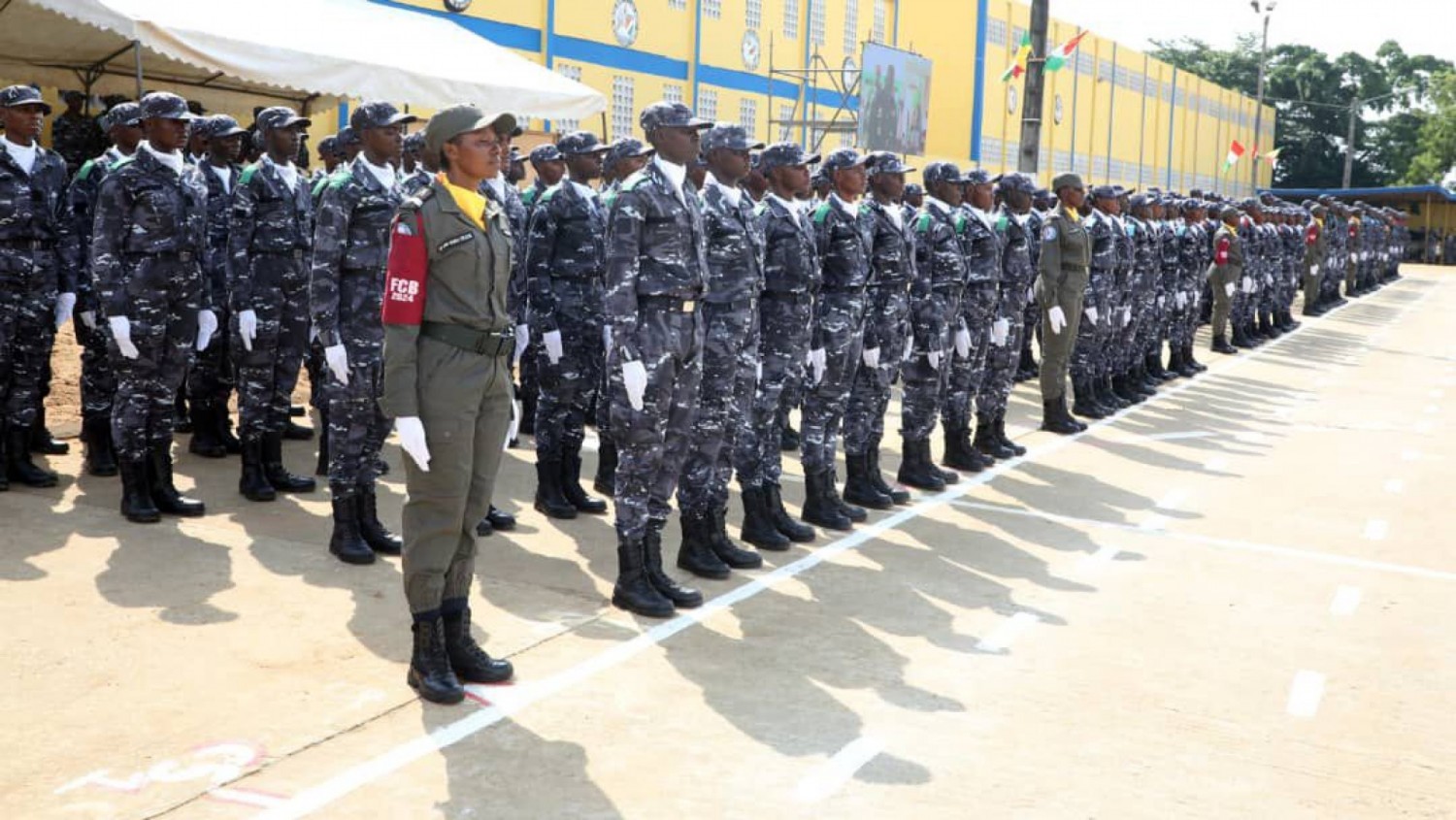 Côte d'Ivoire : Police, présentation au drapeau de  4.196 nouvelles recrues dont  19 originaires du Congo