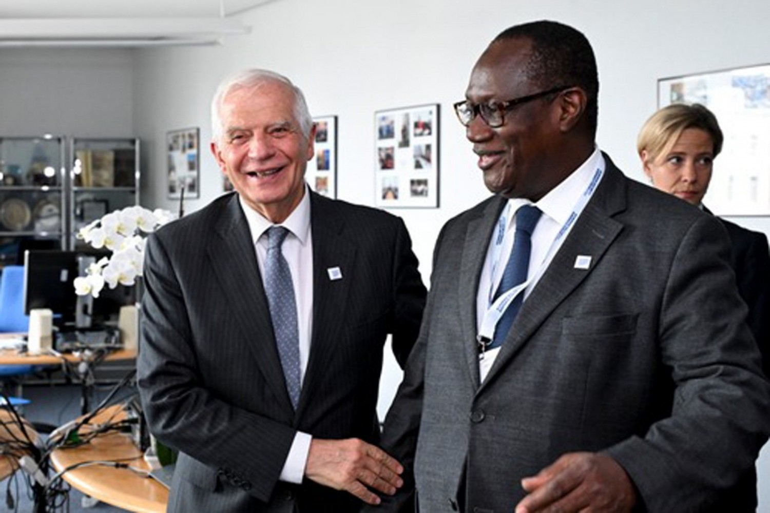 Côte d'Ivoire : Au Forum Schuman à Bruxelles, Téné Birahima et Josep Borrell discutent des défis communs en matière de sécurité