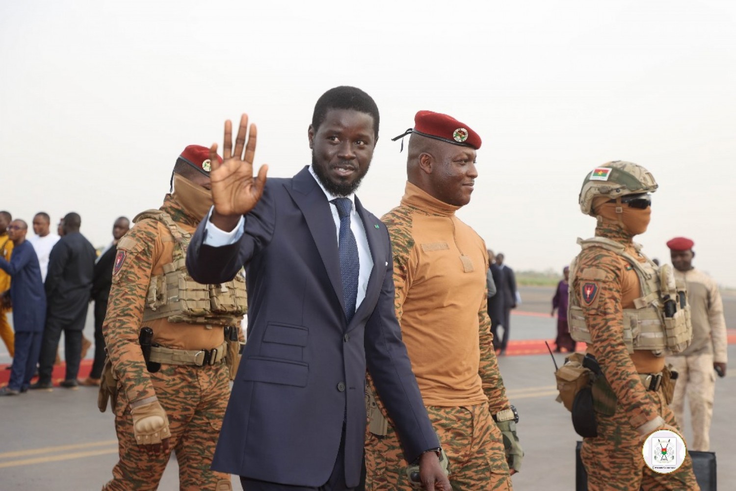 Burkina Faso - Sénégal : le président sénégalais Bassirou Diomaye Faye à Ouagadougou