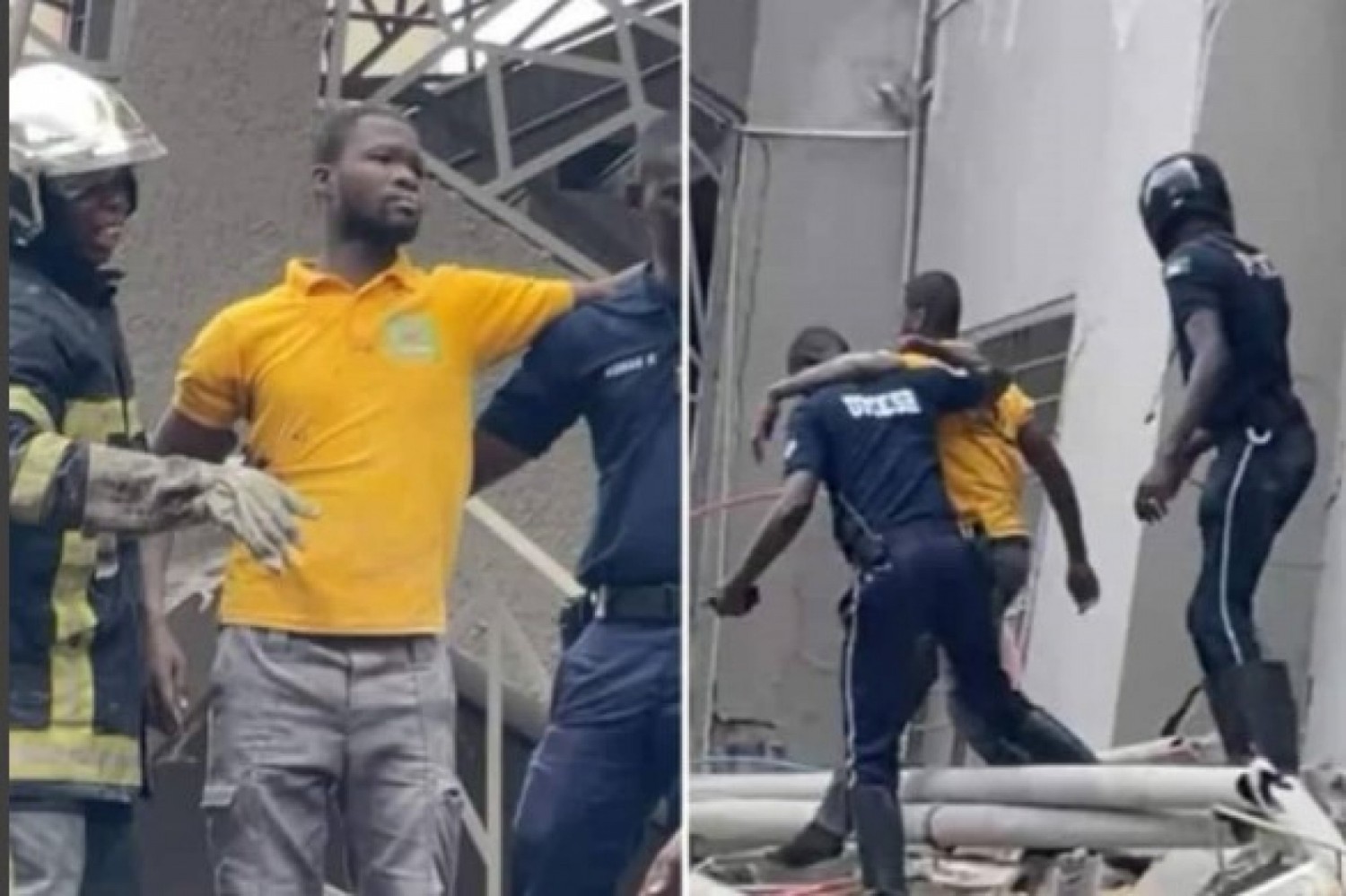 Côte d'Ivoire : Effondrement d'un immeuble à la Riviera-Palmeraie, 18 victimes dont un décès, les recherches se poursuivent