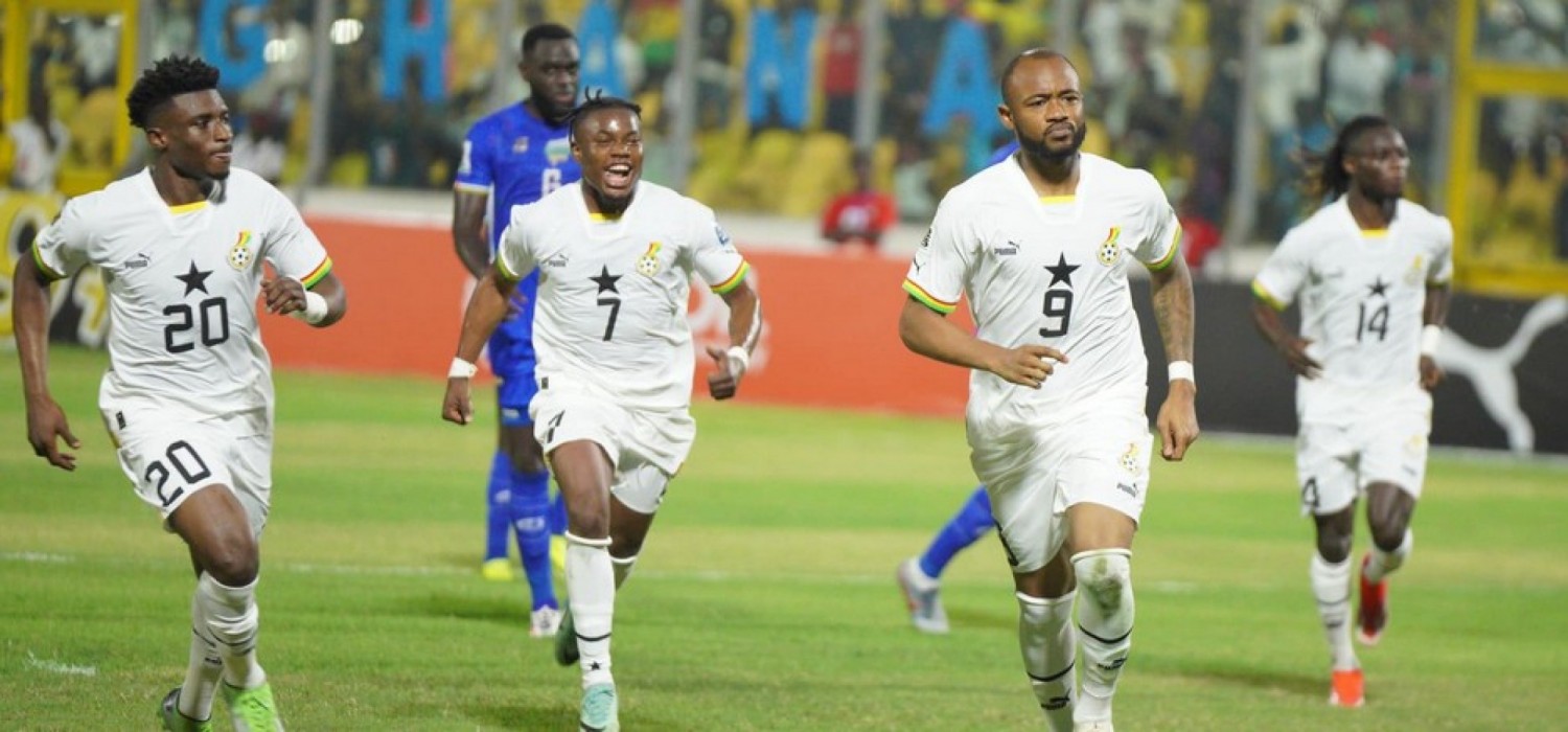 Ghana-RCA : CDM 2026, exploit des Black Stars et Jordan Ayew face aux Fauves 4-3 à domicile