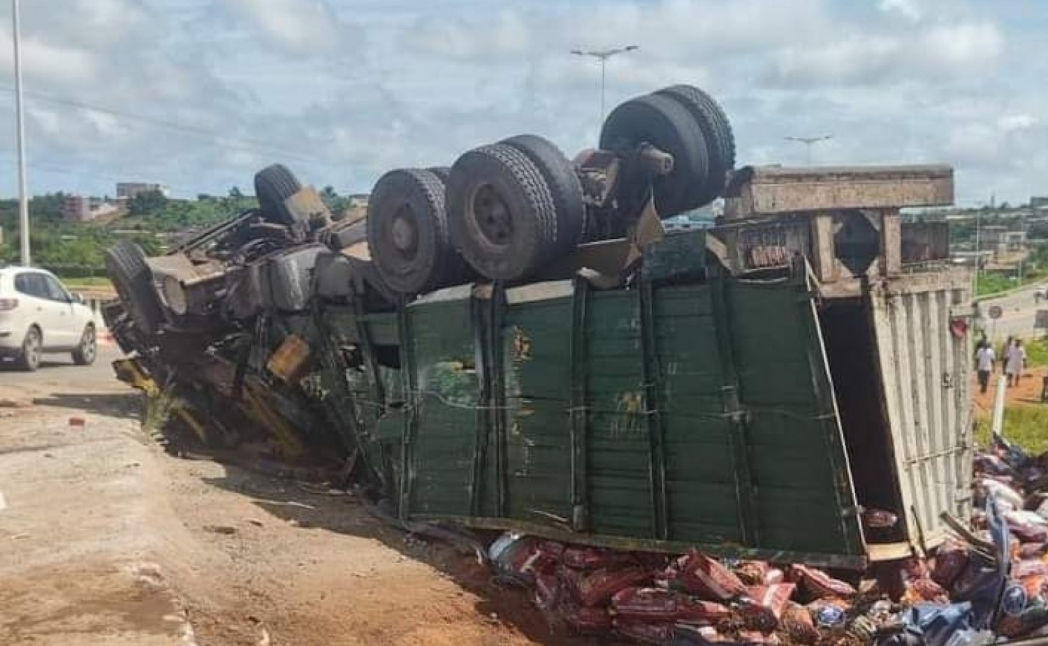 Côte d'Ivoire : Songon, le carrefour SAPH, un sens giratoire de tous les dangers, nid des accidents à répétition