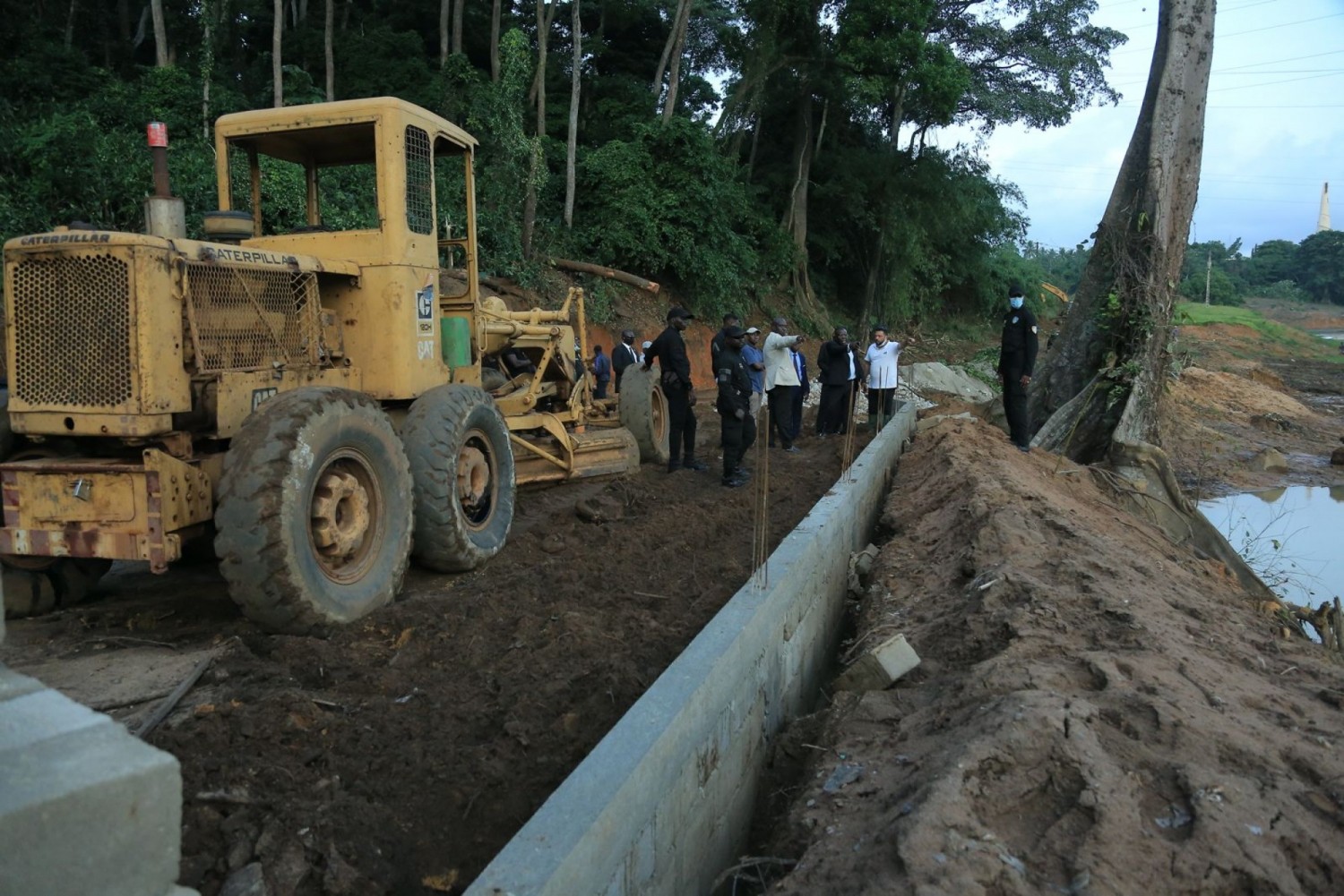 Côte d'Ivoire : Les travaux d'aménagement de la baie du Banco à Attécoubé ont démarré, ce qui est prévu sur le site