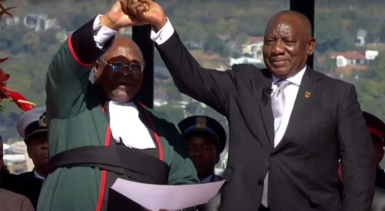 Afrique du Sud : Cyril Ramaphosa investi pour un deuxième mandat