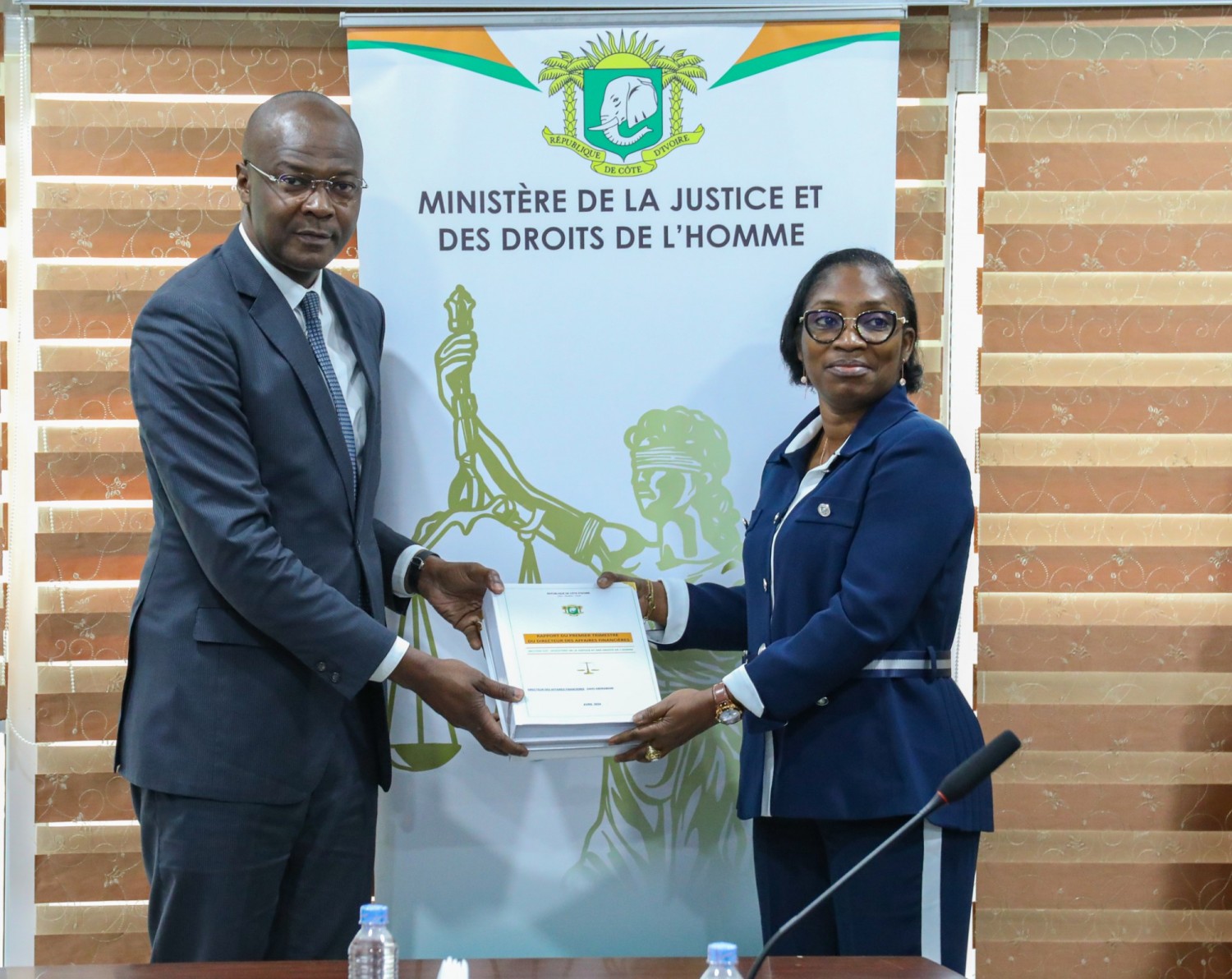 Côte d'Ivoire : Ministère de la Justice et des Droits de l'Homme, le nouvelle DAF Ahoi Namatou épse Kadio a pris fonction