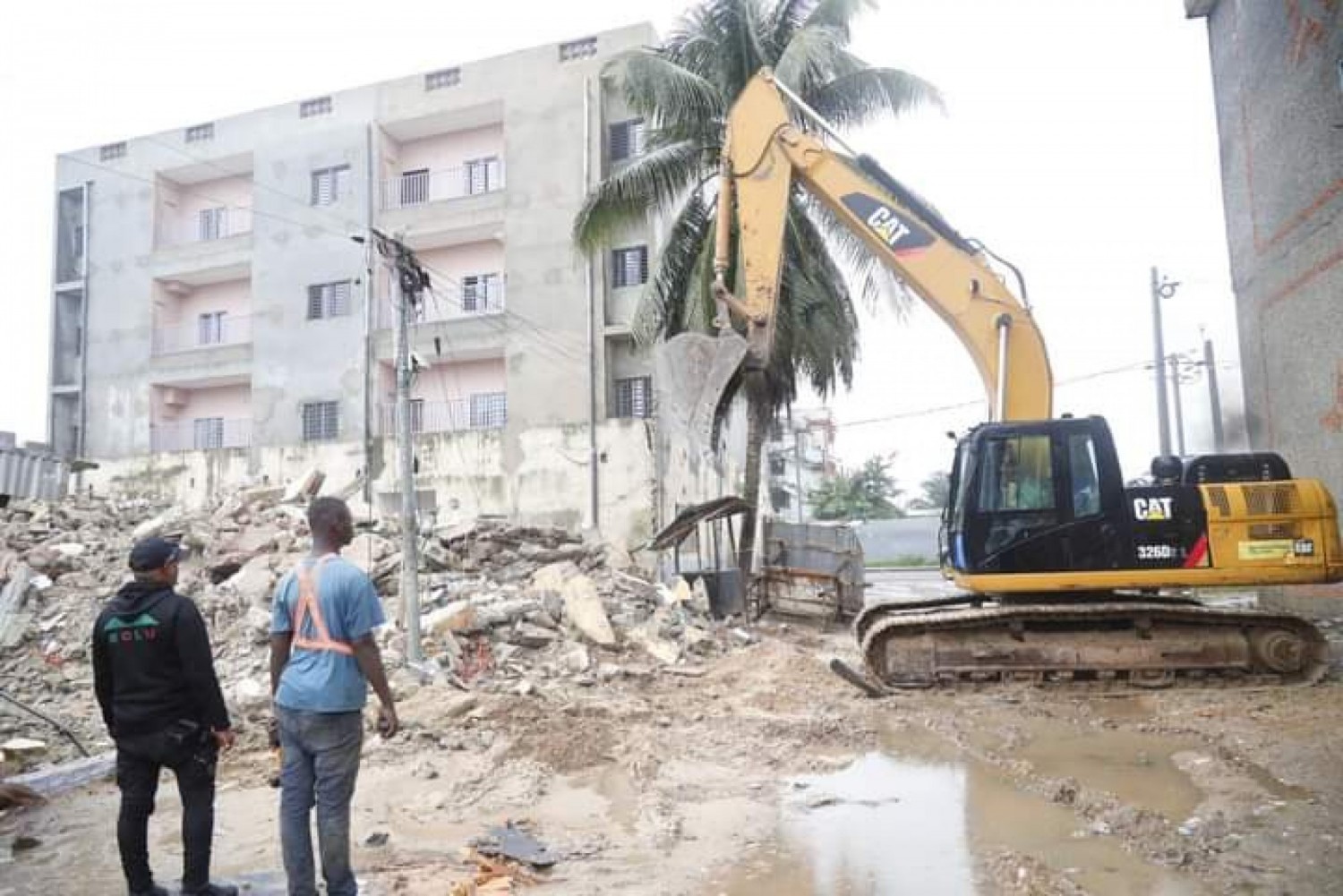 Côte d'Ivoire : Opération de sécurisation à Yopougon, démolition de plusieurs bâtiments  dans des zones à risque