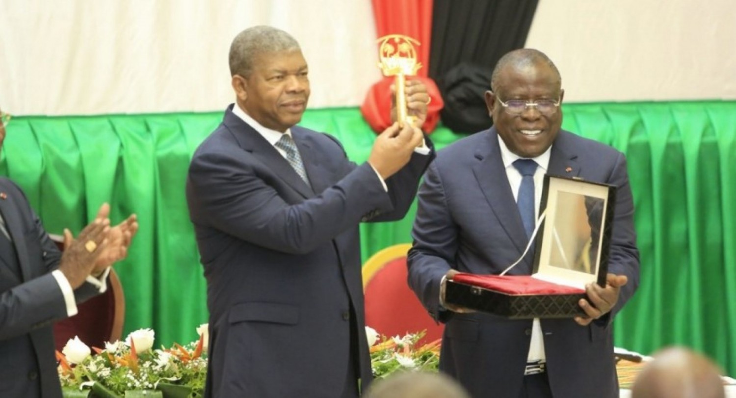 Côte d'Ivoire : Le président Angolais  João Lourenço fait citoyen d'Honneur du District d'Abidjan