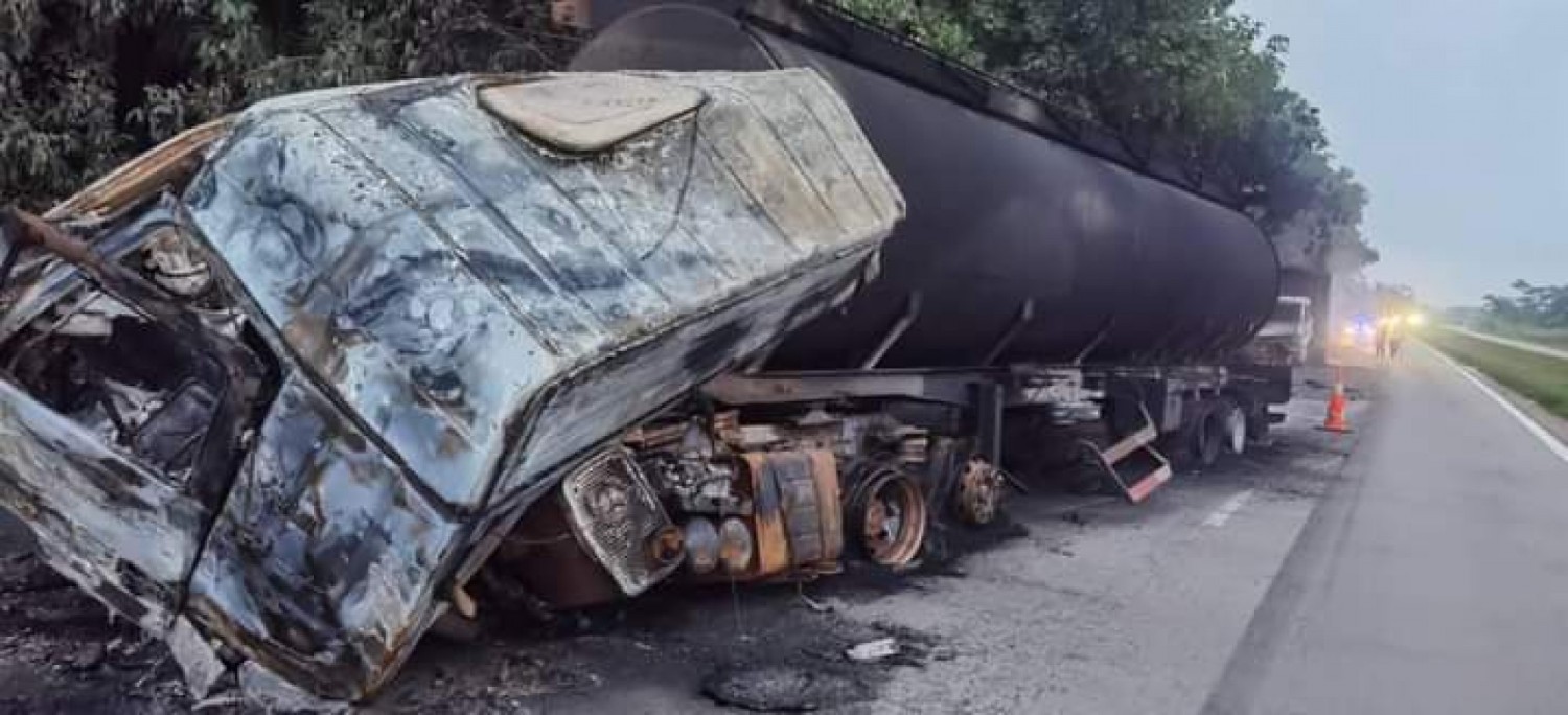 Côte d'Ivoire : Un terrible accident sur l'autoroute du nord fait deux morts et plusieurs blessés