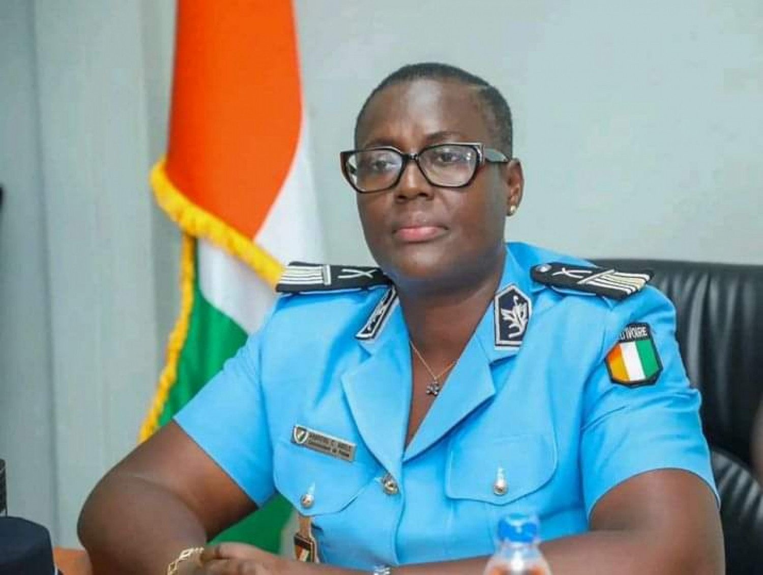 Côte d'Ivoire : Première femme nommée préfet de police, Akaffou Epse Titipeu Adèle, prend fonction à  Yamoussoukro