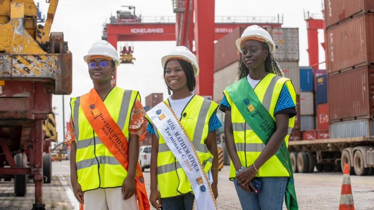 Côte d'Ivoire : Journée porte ouverte, les lauréates du concours Miss Mathématiques visitent Abidjan Terminal