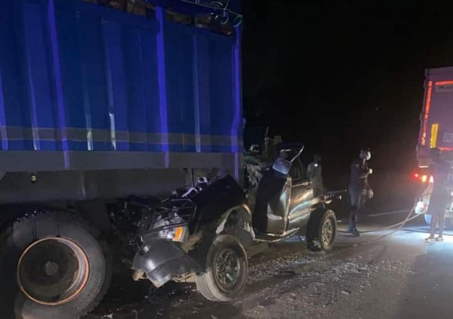 Côte d'Ivoire : Katiola, une collision entre un véhicule de particulier et un camion remorque fait 04 morts