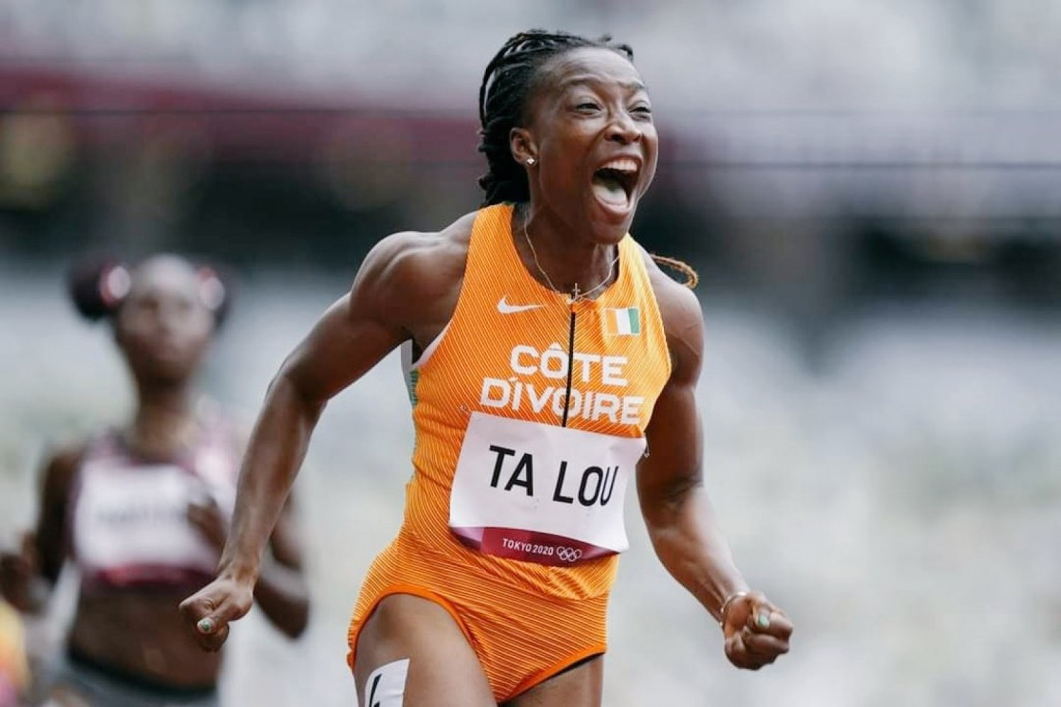 Côte d'Ivoire : JO de Paris 2024,  Marie Josée Ta Lou termine première à la demi-finale des 100 mètres  avec un chrono de 10.87