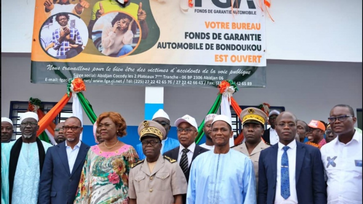 Côte d'Ivoire : Bondoukou, ouverture du bureau du Fonds de Garantie Automobile (FGA) pour la prise en charge rapide des victimes d'accident de la voie publique