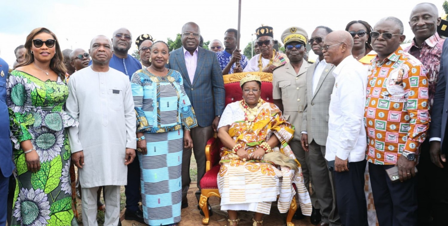 Côte d'Ivoire : Intronisation de deux nouveaux chefs de village dans la région du Bélier, Amédé en flêche du puissant RHDP