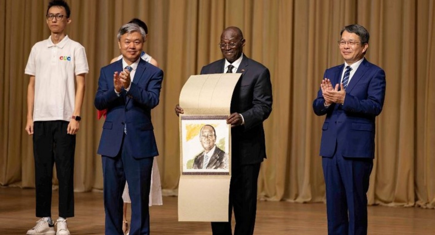 Côte d'Ivoire-Chine : Alassane Ouattara élevé au titre de Professeur Honoraire, remerciements du VPR Koné et perspectives de coopération