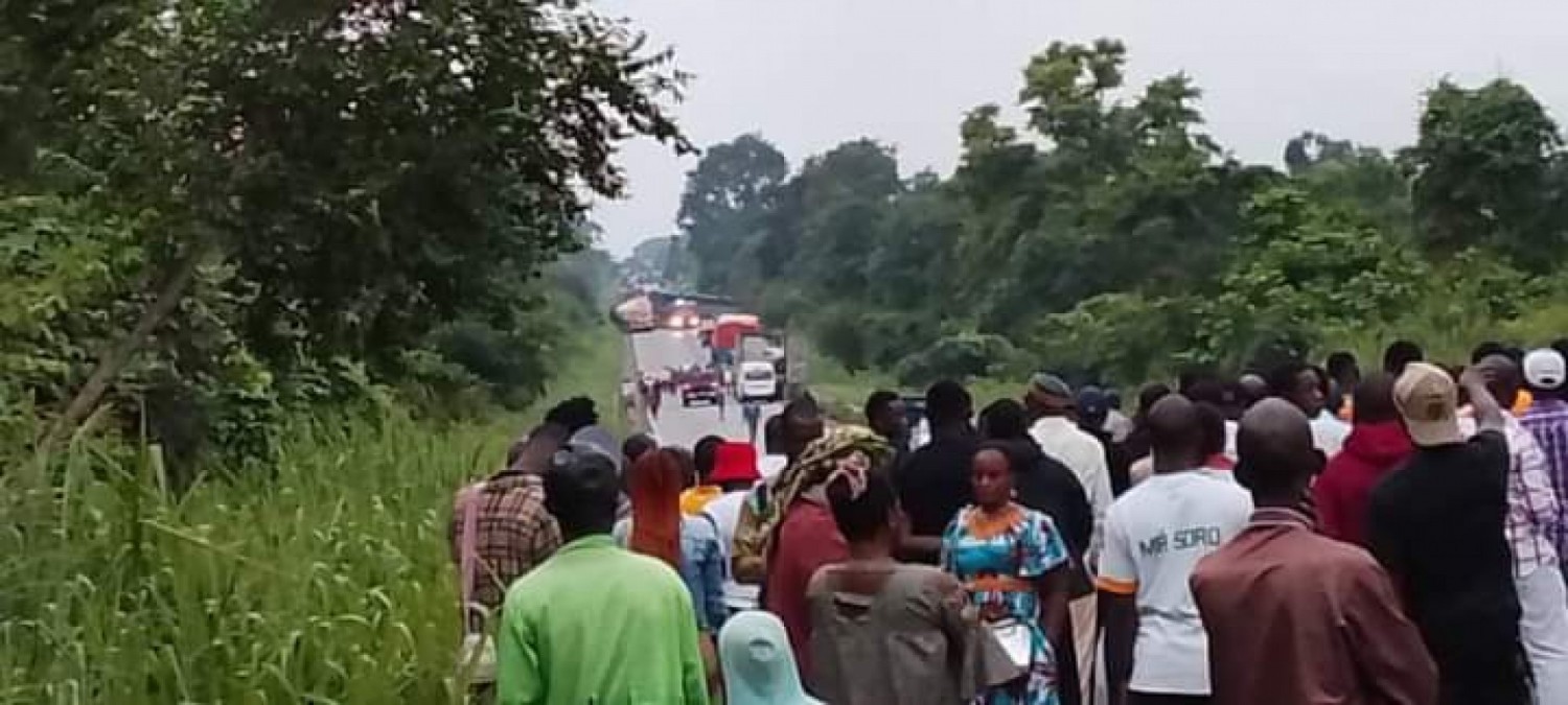 Côte d'Ivoire : Tragédie sur l'axe Niakara-Katiola, au moins 13 personnes calcinées dans une collision meurtrière entre un minicar et un camion-citerne