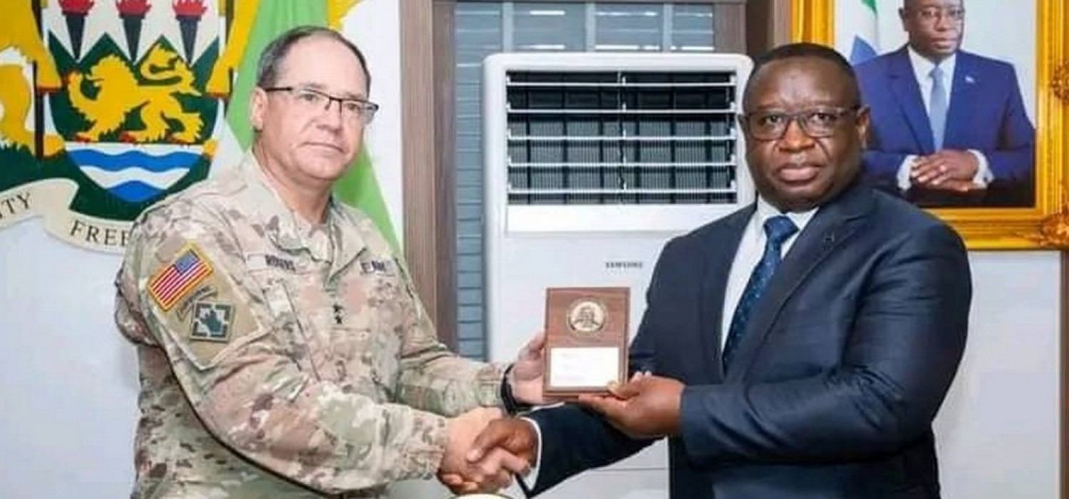 Sierra Leone-USA : Partenariat militaire finalisé entre le gouvernement et la Garde nationale de l'Etat du Michigan