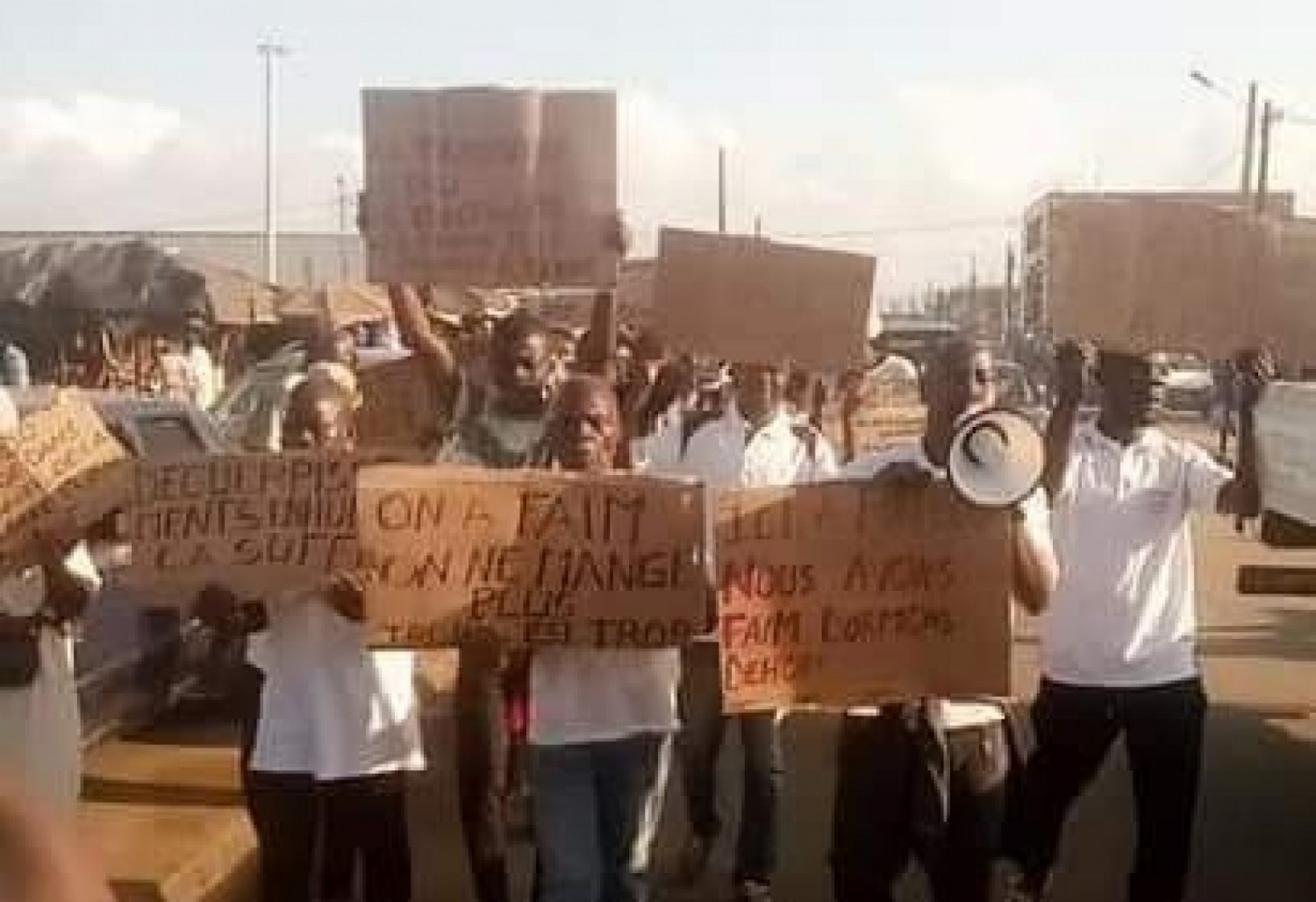 Côte d'Ivoire : Marche contre la cherté de la vie, une dizaine de manifestants interceptée par la police