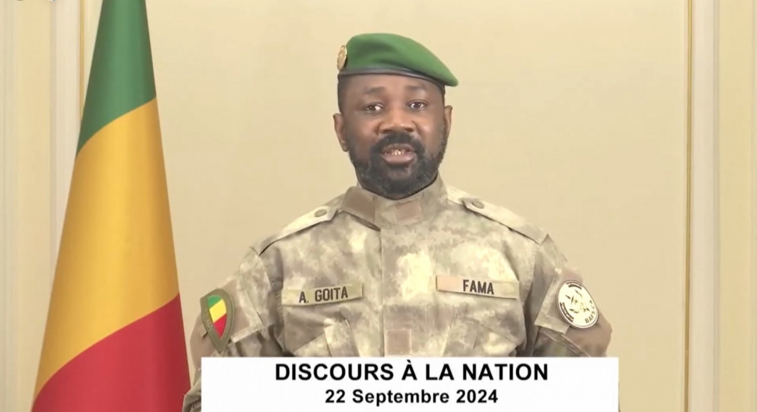 Mali : « 64ème anniversaire de l'indépendance », le Président Assimi Goïta s'adresse à la nation