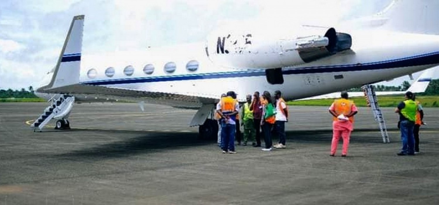 Sierra Leone :  Révélations sur un curieux avion cloué à Freetown, 4 expatriés et 2 nationaux sous interrogatoire