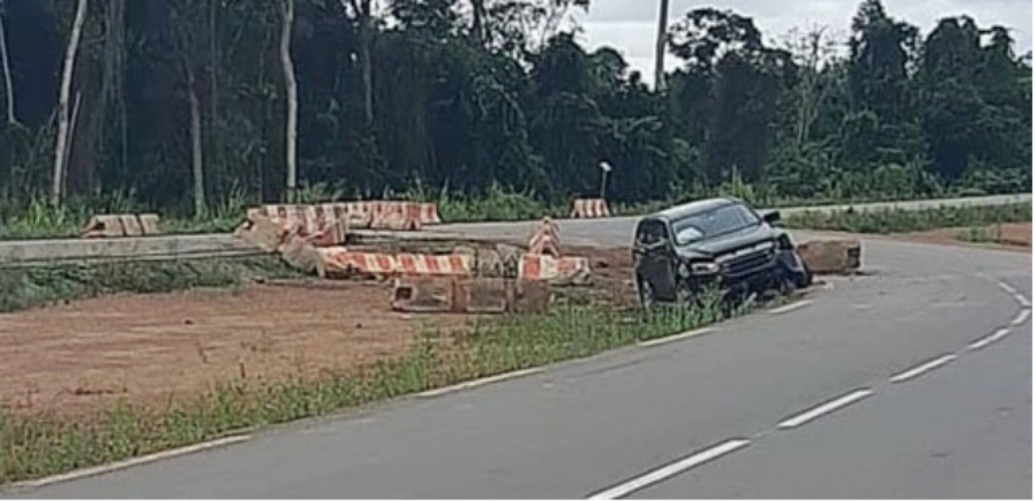 Côte d'Ivoire : Le dispositif du péage en construction sur la voie de la côtière de Grand-Lahou à l'origine des accidents ?