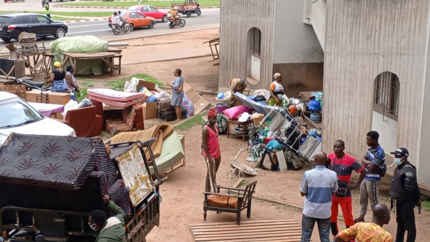 Côte d'Ivoire : Bouaké, environ 2000 habitants de la Cité CNPS expulsés manu militari