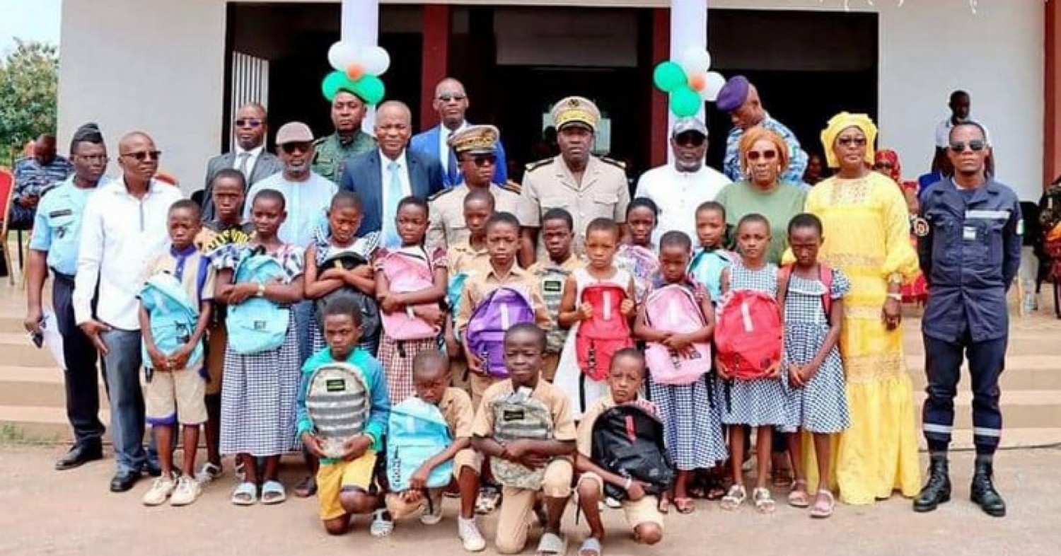 Côte d'Ivoire : Rentrée des classes 2024, Adama Coulibaly offre 2000 kits scolaires et du matériel didactique aux écoliers de Dimbokro