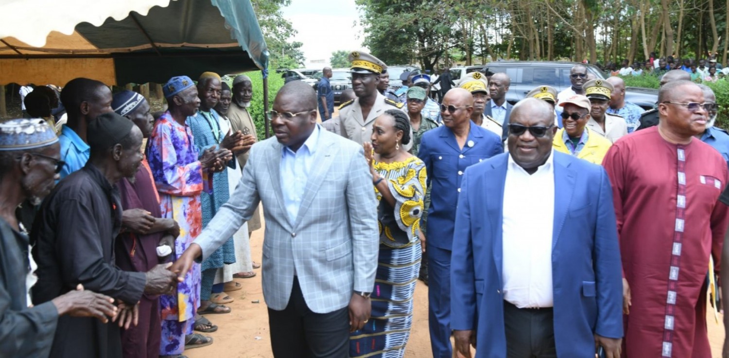 Côte d'Ivoire : L'Accd-Rhdp échange avec les populations déguerpies de la forêt Sodefor de Bonon