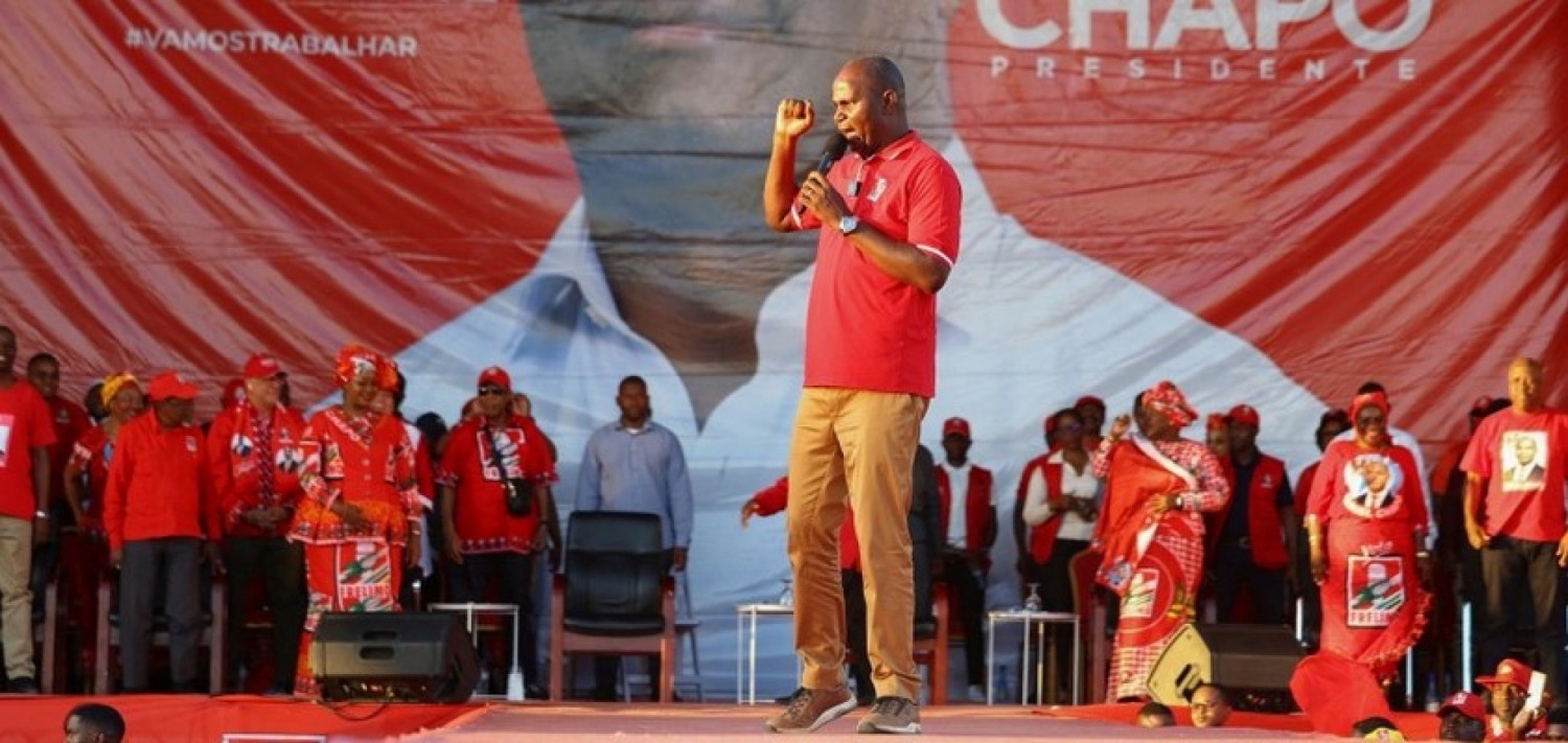 Mozambique : Présidentielle, le candidat au pouvoir Daniel Chapo remporte à Maputo