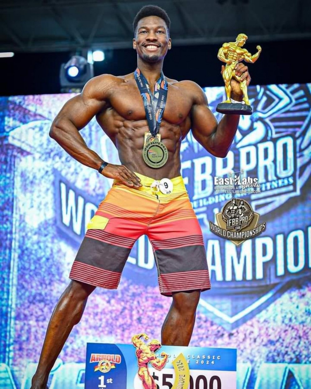 Burkina Faso : le burkinabè Thierry Bayala champion du monde de Bodybuilding