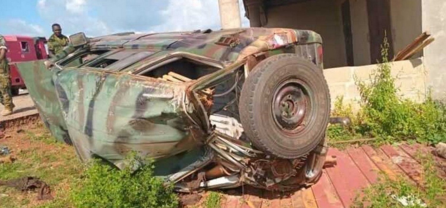 Ghana :  Accident d'un véhicule de l'Armée, décès d'un Officier, 5 autres blessés