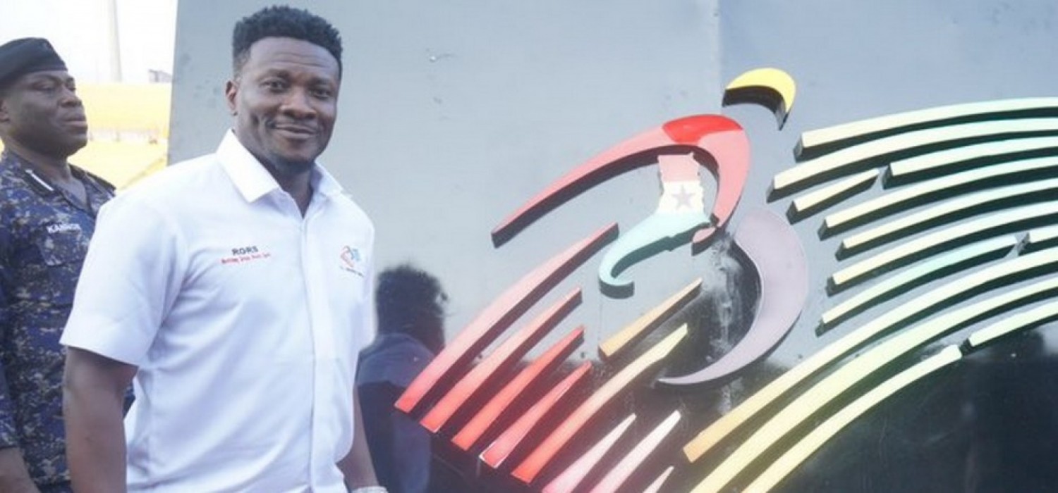 Ghana :  Asamoah Gyan reporte les jeux régionaux en 2025