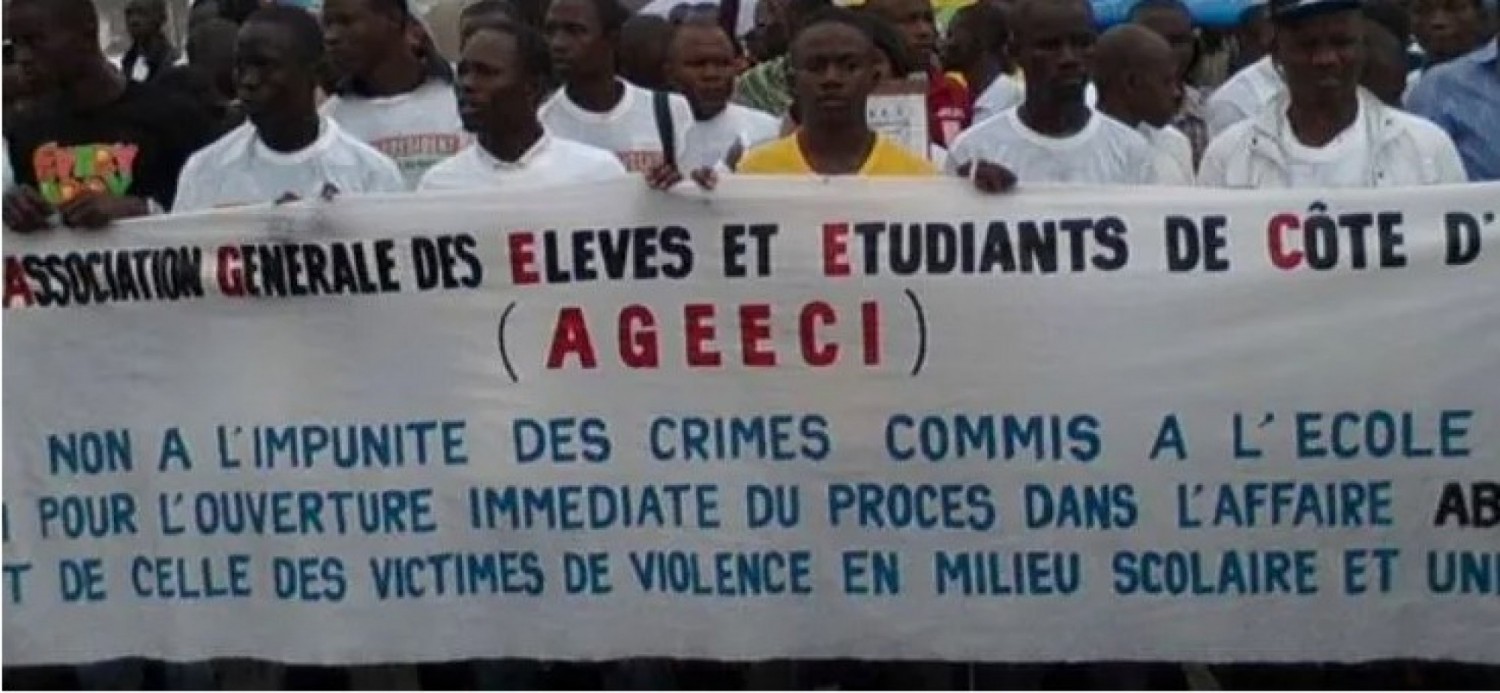 Côte d'Ivoire : Dissolution des syndicats estudiantins en milieu universitaire, l'AGEECI dénonce une « violation flagrante et grave du droit des étudiants »