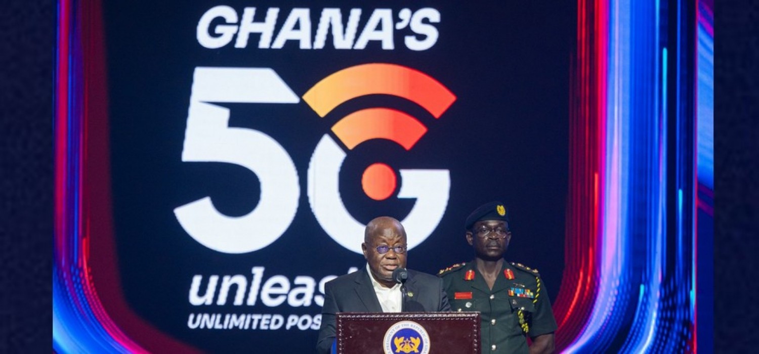 Ghana :  Lancement du service internet 5G