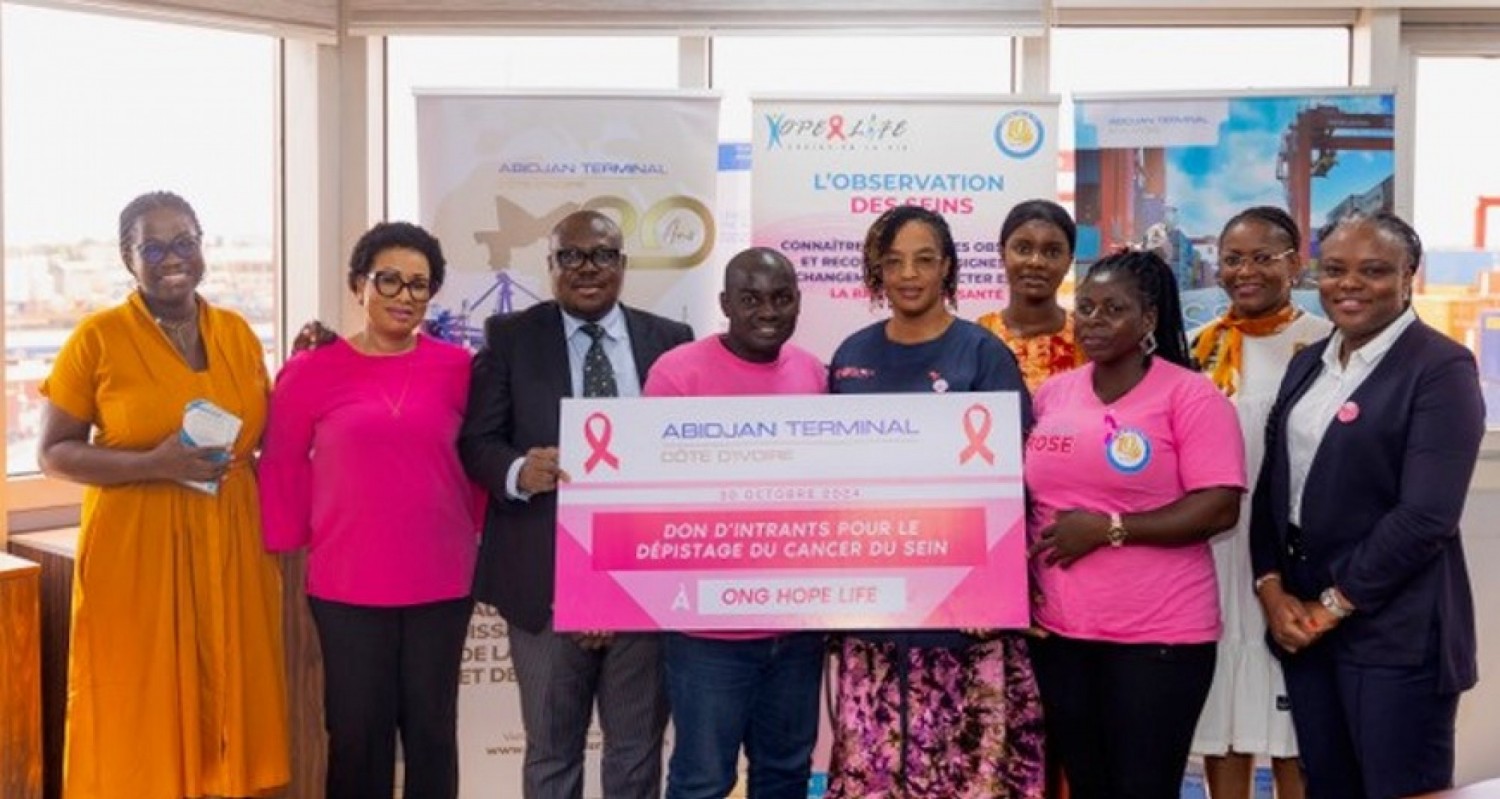 Côte d'Ivoire : Abidjan Terminal renouvelle son engagement pour le dépistage précoce le cancer du sein