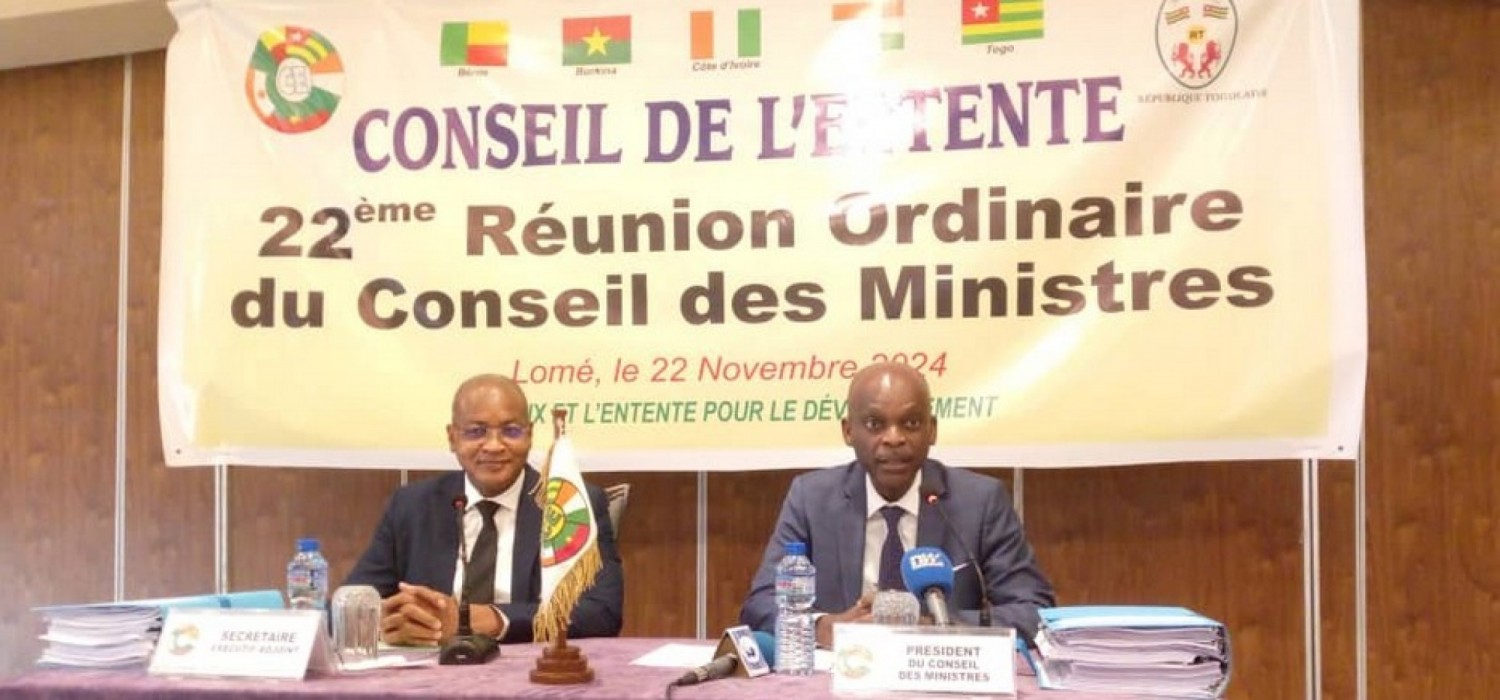 Togo :  Conseil de l'Entente, le Conseil des ministres planifie l'avenir de l'organisation