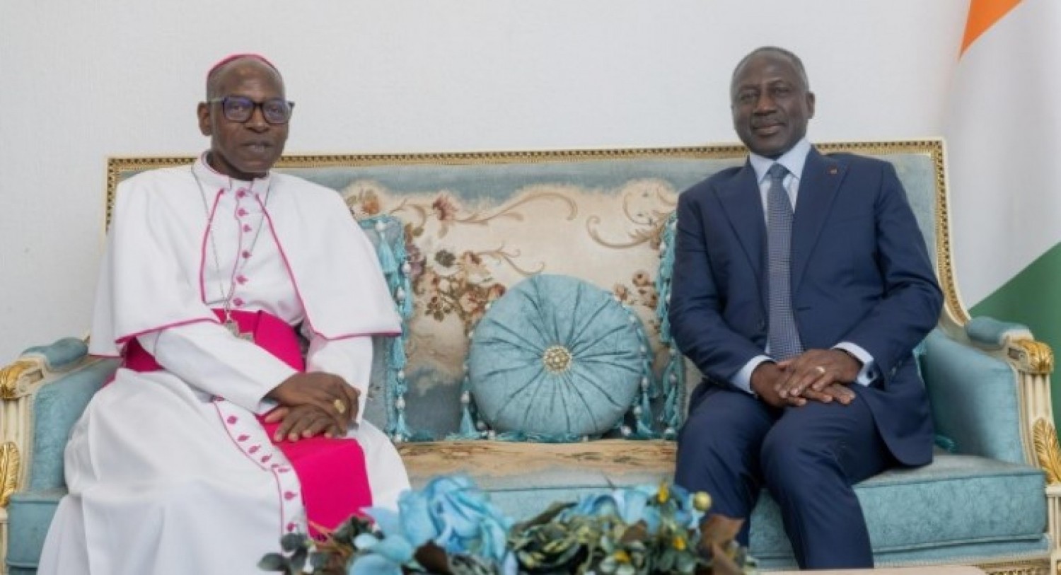 Côte d'Ivoire : Assemblée Nationale, Adama Bictogo a échangé avec Monseigneur Ignace Bessi Dogbo, nouvel Archevêque d'Abidjan