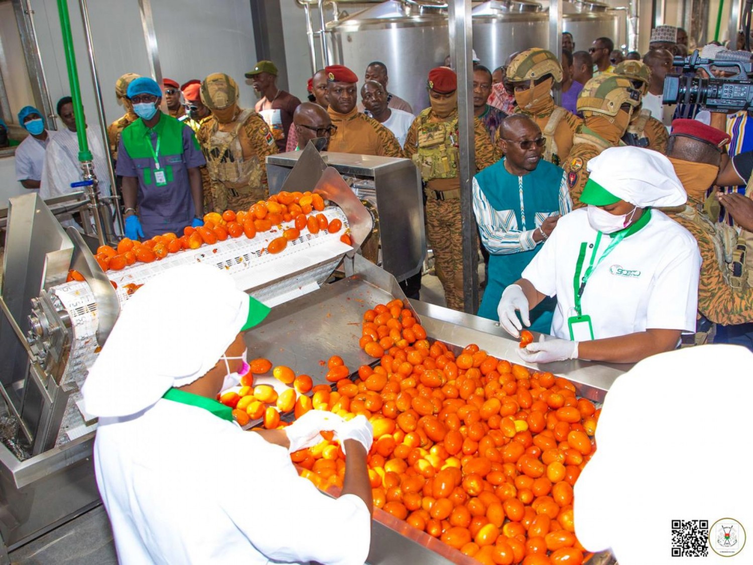 Burkina Faso : Inauguration d'une première usine de tomates, fruit d'une collecte populaire de fonds