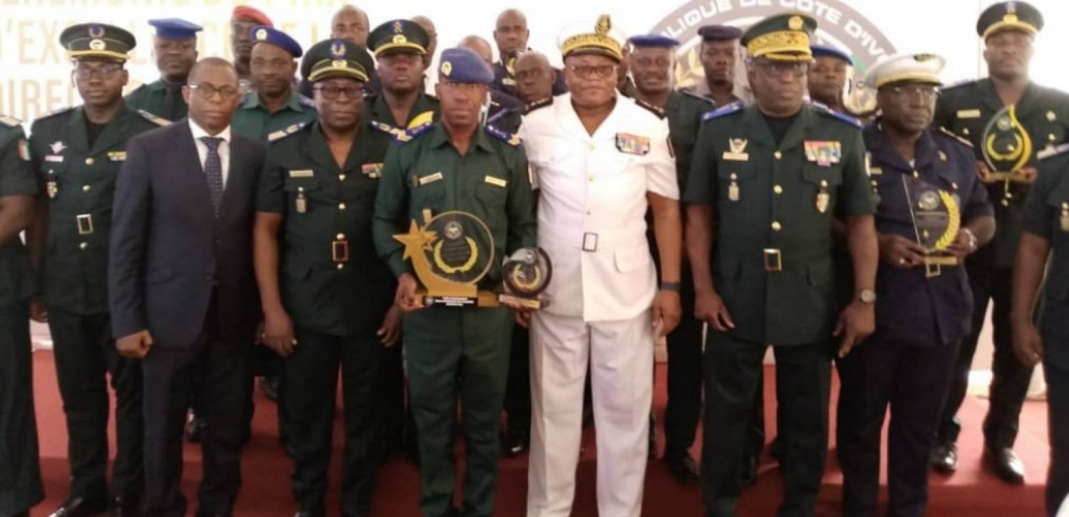 Côte d'Ivoire : Distinction des meilleurs agents des structures financières de l'armée, le Sergent-Chef Ehoué Hugues Gautier, grand lauréat du Prix d'Excellence 2024