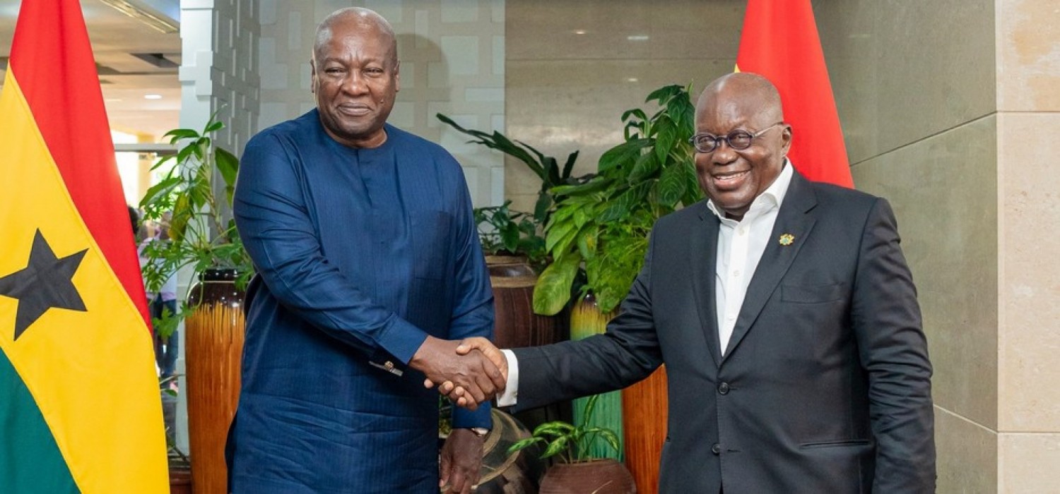 Ghana : Transition, Mahama planifie avec Akufo-Addo le transfert du pouvoir