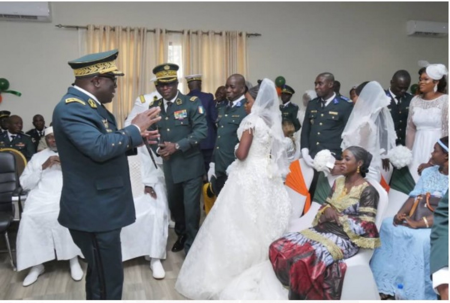 Côte d'Ivoire : La  série de célébration de mariage collectif de l'armée  s'achève à la 4eme Région Militaire à Korhogo