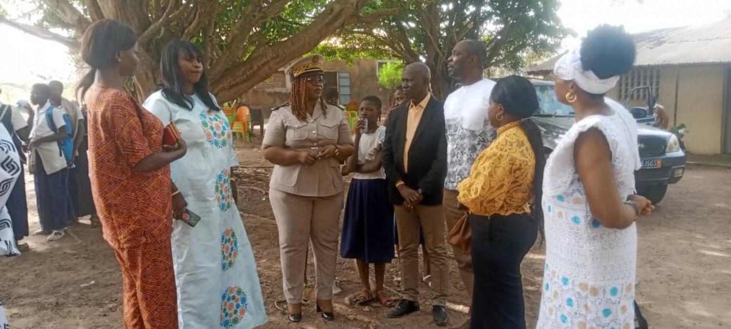 Côte d'Ivoire : Tiébissou, formation en leadership féminin, Gervaise Djéréhé aux jeunes filles: « Ouvrez vos cahiers, fermez vos jambes »